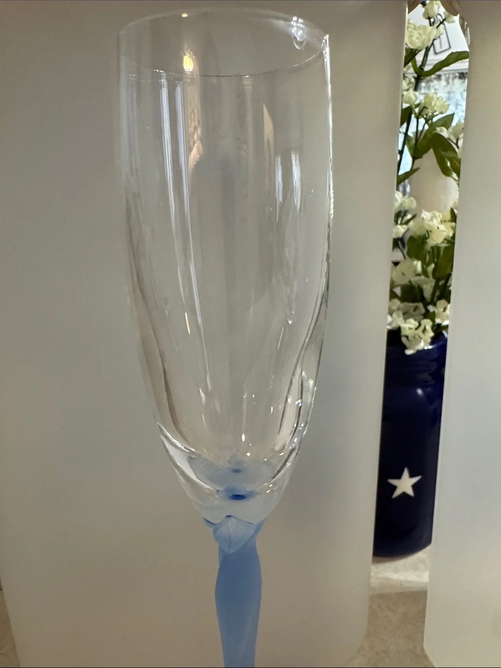 Lenox Spring Mist Blue FrostChampagne Flute Set of 5